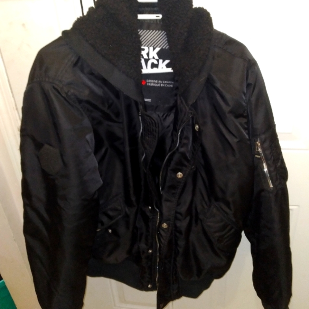 Men's dark black by projek raw jacket